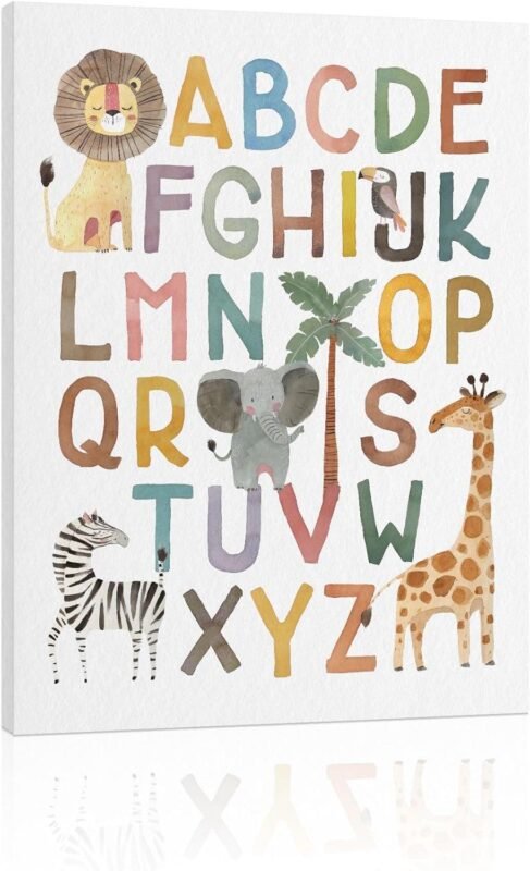 Our Review: Boho Safari ABC Poster That Quiets Rooms
