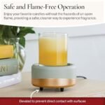 CANDLE WARMERS ETC 2-in-1 Candle and Fragrance Warmer: Heat Scented Candles and Wax Melts to Freshen Your Space. - Image 3