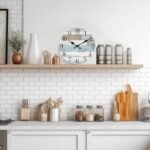 KECYET 8" Battery Operated Wall Clock: Silent, Non-Ticking Coastal Rustic Decor for Bathroom, Kitchen, Bedroom. - Image 8