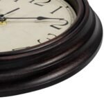 Foxtop Retro Silent Non-Ticking Quartz Wall Clock – 12 Inch Classic Bronze Decor for Living Room, Kitchen, Home Office. - Image 3