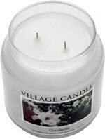 Village Candle Gardenia Large Apothecary Jar Candle, 21.25 oz, White - Fragrant and Elegant. - Image 3