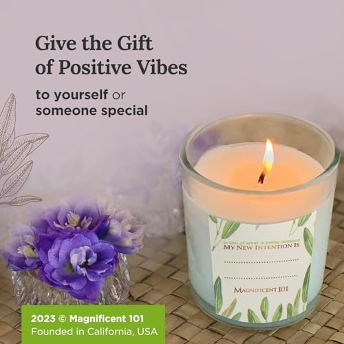 416hWfMjtcL._SL500_.jpg Discover the Magnificent 101 Set: 3 Long-Lasting Pure Sage Smudge Candles for Cleansing, Meditation & Manifestation. Each 3.5 oz candle burns for 42 hours. - Image 6