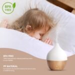 SALKING 100ml Essential Oil Diffuser: Auto Shut-Off, Ultrasonic Aromatherapy & Cool Mist Humidifier for Home Office, with Warm White Lights. - Image 6