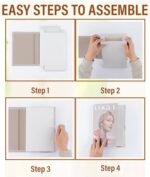 PROBENEX Decorative Faux Books Set | 4 Large Luxe Books for Chic Home Decor & Stylish Living Rooms - Image 3