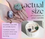 Taurus, Virgo, Capricorn Gifts: 12oz Crackling Wood Wick Candles with Healing Crystals – Perfect for Women! - Image 6