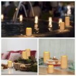 Artmarry Flameless Candles Set: 3 Ivory Pillars (4", 5", 6") with Remote & 400+ Hours of Flickering Light. - Image 6
