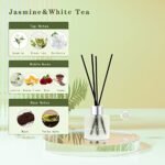 3-Pack Lavender Jasmine Lemongrass Reed Diffuser Set, 50ML with 12 Black Sticks - Air Freshener for Home and Office (8.2x6.6x2.1 in) - Image 3