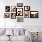 LUCKYLIFE 10-Pack Picture Frame Set: Gallery Wall Collage with 8x10, 5x7, and 4x6 Frames in 3 Finishes. - Image 3