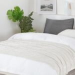 BOURINA Beige Throw Blanket - 50"x60" Soft, Textured Knit Blanket for Couch Decor - Image 4