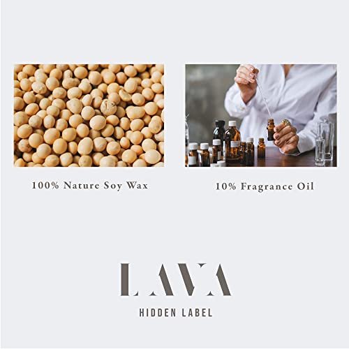 41PfrvnxP-L._SL500_.jpg Hidden Label Large 14.8oz Vanilla Caramel Candle - 3 Wicks, Soy Wax, Ceramic Jar, Perfect Gift for Women - Image 6