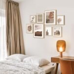 ArtbyHannah Stairway Gallery Wall Frame Set, Neutral Wood Decor, 8-Pack Assorted Sizes for Living Room, Entry - Image 2