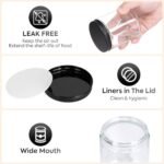 12Pack 8oz Thick Glass Candle Jars with Lids – Perfect for Christmas Gifts or Food Storage - Image 3