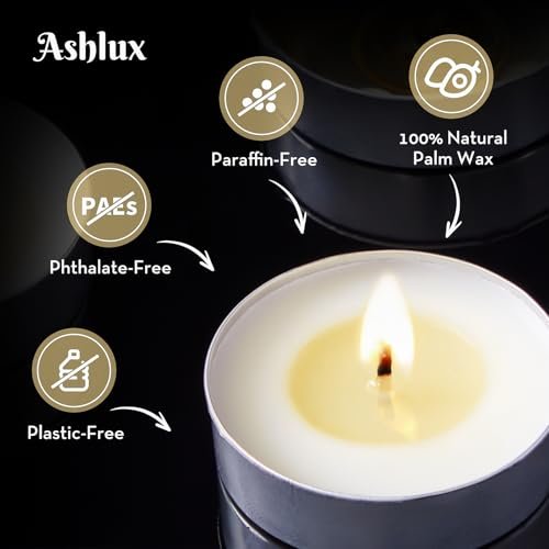 41UbPoDLAEL._SL500_.jpg Ashlux Unscented Palm Tea Light Candles - 100 Count, 4.5-Hour Burn Time, Smokeless, Perfect for Weddings & Parties. - Image 3