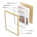 ArtbyHannah Stairway Gallery Wall Frame Set, Neutral Wood Decor, 8-Pack Assorted Sizes for Living Room, Entry - Image 4