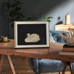VIYYIEA Framed Swan Wall Art - Vintage Canvas Prints for Living Room & Bathroom Decor, Ideal Gifts! - Image 2