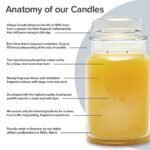Village Candle Gardenia Large Apothecary Jar Candle, 21.25 oz, White - Fragrant and Elegant. - Image 2