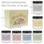 6-Pack Lavender Aromatherapy Candles Set – Long-Lasting Gifts for Women, 300 Hours, Perfect for Any Occasion - Image 8
