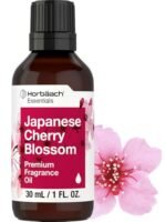 Horbäach Japanese Cherry Blossom Fragrance Oil | 1 fl oz (30ml) | Premium Grade | for Diffusers, Candle and Soap Making, Aroma Sprays, DIY Projects & More | Packaging May Vary