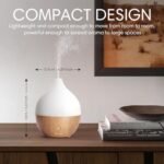 SALKING 100ml Essential Oil Diffuser: Auto Shut-Off, Ultrasonic Aromatherapy & Cool Mist Humidifier for Home Office, with Warm White Lights. - Image 5