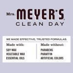 MRS. MEYER'S CLEAN DAY Lavender Soy Tin Candle, 12-Hour Burn Time, 2.9 Oz, Essential Oils. - Image 5