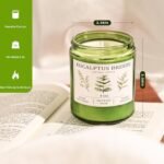 Eucalyptus & Mint Soy Candles: 20-Hour Burn, Stress Relief Gift for Meditation & Relaxation, 4oz. - Image 5