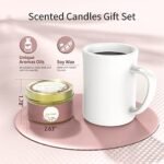 Inspireyes Aromatherapy Candles Gift Set for Women – Scented Soy Tins with Crystals & Flowers. - Image 5