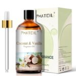 PHATOIL 3.38 oz Coconut & Vanilla Fragrance Oils for Aromatherapy & Diffusers, Perfect for Yoga, Candles & Soaps. - Image 2