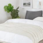 BOURINA Beige Throw Blanket - 50"x60" Soft, Textured Knit Blanket for Couch Decor - Image 5
