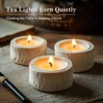 Ashlux Unscented Palm Tea Light Candles - 100 Count, 4.5-Hour Burn Time, Smokeless, Perfect for Weddings & Parties. - Image 5
