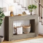 Tribesigns 47-Inch Farmhouse Console Table: Stylish Storage for Entryway & Living Room Use - Image 4