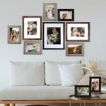 SESEAT 10-Piece Collage Picture Frame Set: 11x14, 8x10, 5x7, and 4x6 Frames in 3 Finishes. - Image 5