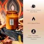 Voluspa Baltic Amber Large Candle, 18 oz, 100-Hour Burn Time, Handcrafted Coconut Wax, USA-made. - Image 3