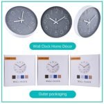 Jomparis 12-Inch Silent Wall Clock: Modern, Battery-Operated, Non-Ticking Decor for Home, Office, and More. - Image 5