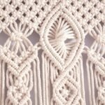 OIHYA Macrame Curtain Wall Hanging - Handmade Boho Curtains for Wedding Backdrop & Room Divider, 40"x80" - Image 2