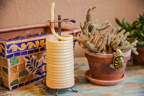 51PcXzii4L._SL500_.jpg Candle by the Hour: 80-Hour Eco-Friendly Vertical Candle - Natural Beeswax with Cotton Wick - Image 5