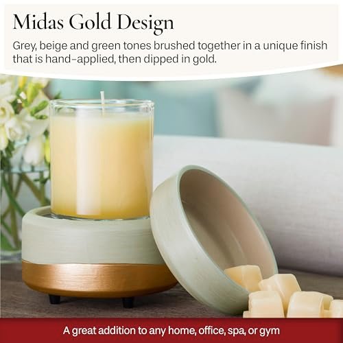 51Pnequp6oL._SL500_.jpg CANDLE WARMERS ETC 2-in-1 Candle and Fragrance Warmer: Heat Scented Candles and Wax Melts to Freshen Your Space. - Image 7