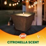 OFF! Citronella Scented Candle for Backyard Ambiance, 8 oz (Pack of 2) - Burns for 25 Hours - Image 5