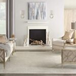 Nourison Essentials 8x10 Indoor/Outdoor Ivory Beige Area Rug - Easy Clean & Non-Shedding for Home & Patio. - Image 3