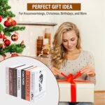 PROBENEX Decorative Faux Books Set | 4 Large Luxe Books for Chic Home Decor & Stylish Living Rooms - Image 4