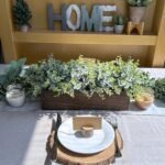 14" Faux Eucalyptus in Wooden Planter Box - Rustic Centerpiece for Farmhouse Weddings & Dining Greenery. - Image 5