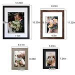 SESEAT 10-Piece Collage Picture Frame Set: 11x14, 8x10, 5x7, and 4x6 Frames in 3 Finishes. - Image 4