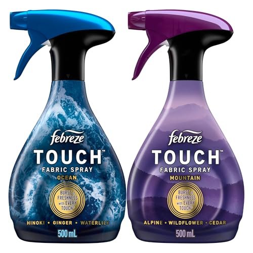 Touch Fabric Spray – Ocean & Mountain Scent, 16.9 oz, Touch Fabric Spray, Ocean & Mountain, 16.9 oz, Pack of 2