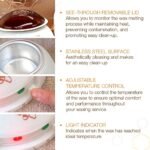 GiGi Hair Removal Wax Warmer: Multi-Functional with Adjustable Temperature for 14 oz. Wax Cans. - Image 4