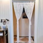 OIHYA Macrame Curtain Wall Hanging - Handmade Boho Curtains for Wedding Backdrop & Room Divider, 40"x80" - Image 4