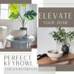 OAKOA Concrete Fruit Bowl - Large Modern Decorative Bowl for Kitchen and Entryway Tables - Image 6