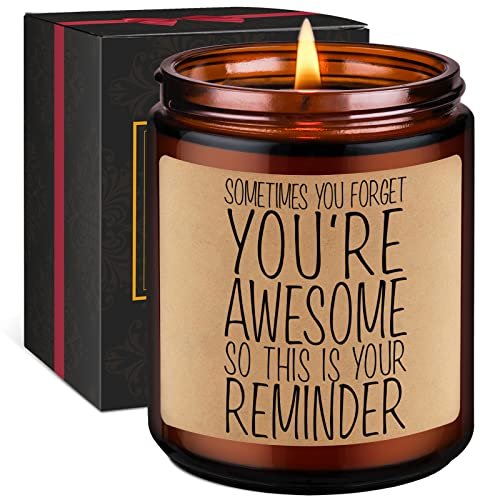 GSPY Thank You Candle - Stress Relief Gifts for Women GSPY Thank You Candle - Stress Relief Gifts, Relaxing Gifts for Women, Men - Funny Calming, Relaxation, Birthday, Mothers Day Present for Mom, Daughter, Best Friend, Coworker, Teacher