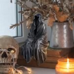 SHOWFEICAT 5.1-Inch Gothic Resin Statue for Decor - Unique Mystic Design Fits Any Shelf - Image 3