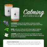 Natur IX Lavender, Basil & Jasmine Scented Candles | Non-Toxic Soy Aromatherapy | 50 Hr Burn Time | 8.3oz Jar with Lid - Image 2