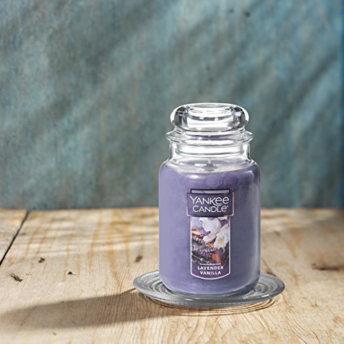 51j4QvEJxmL._SL500_.jpg Yankee Candle Lavender Vanilla 22oz Jar Candle - 110+ Hours Burn Time for Relaxing Evenings and Gifting. - Image 4
