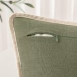 ANRODUO Set of 2 Olive Green Decorative Throw Pillow Covers, 18x18 Inch, Boho Farmhouse Style for Couch & Living Room. - Image 6